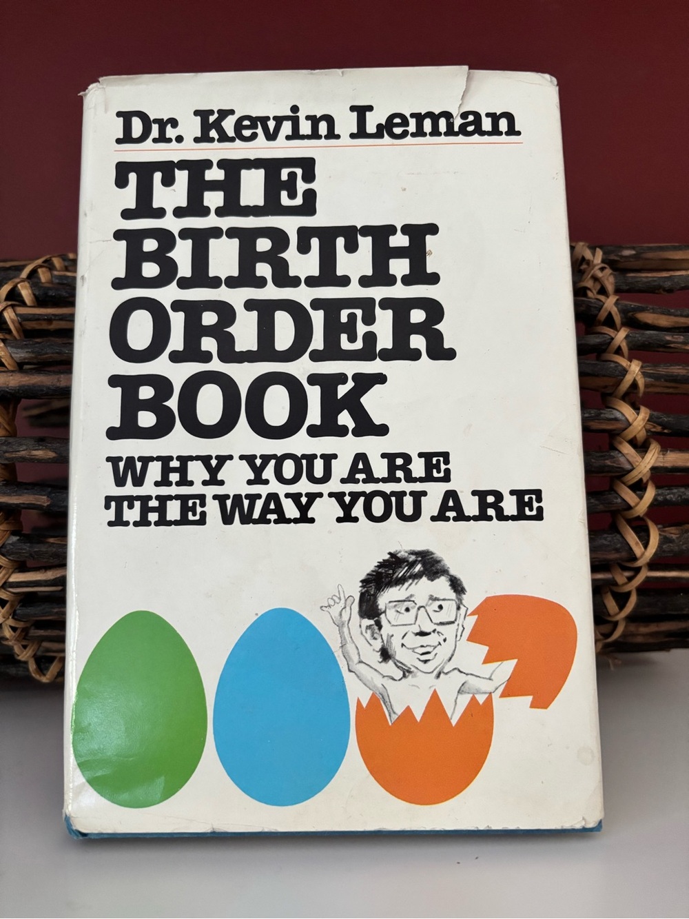 THE BIRTH ORDER BOOK by Dr. Kevin Leman — 1984 Hardcover, Early Printing